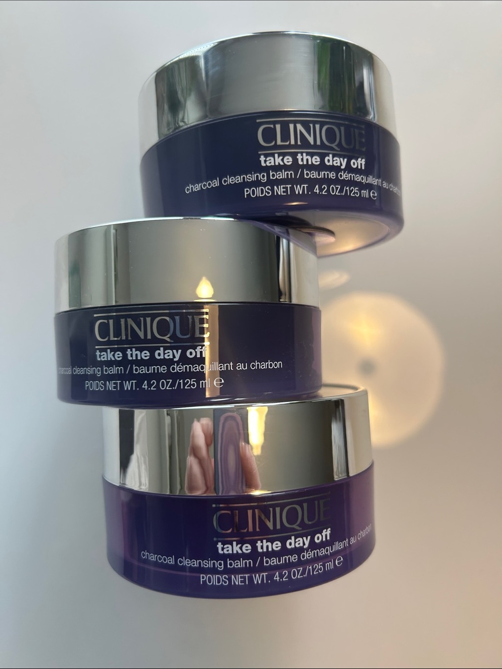 3 x Clinique Charcoal Cleansing Balm